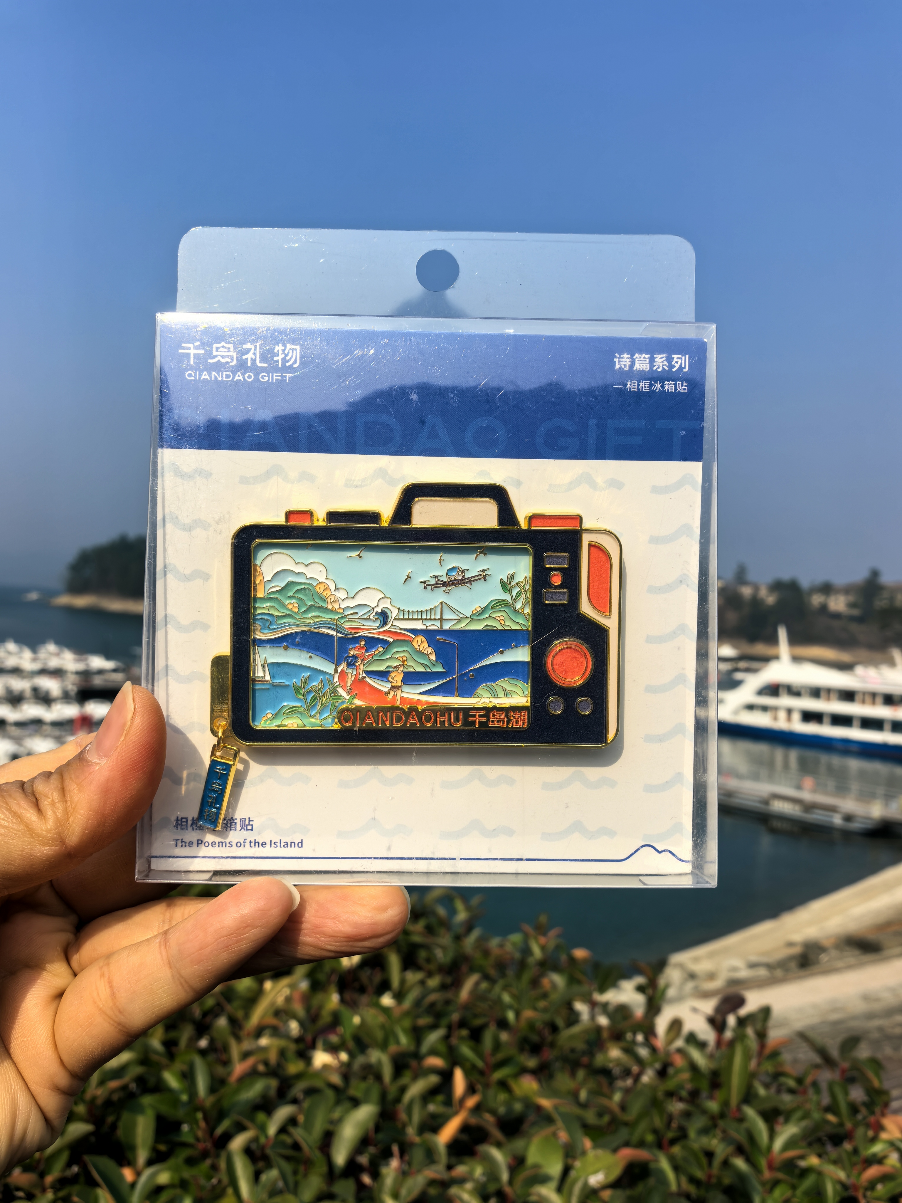 【千岛礼物】照相机插片冰箱贴图片1
