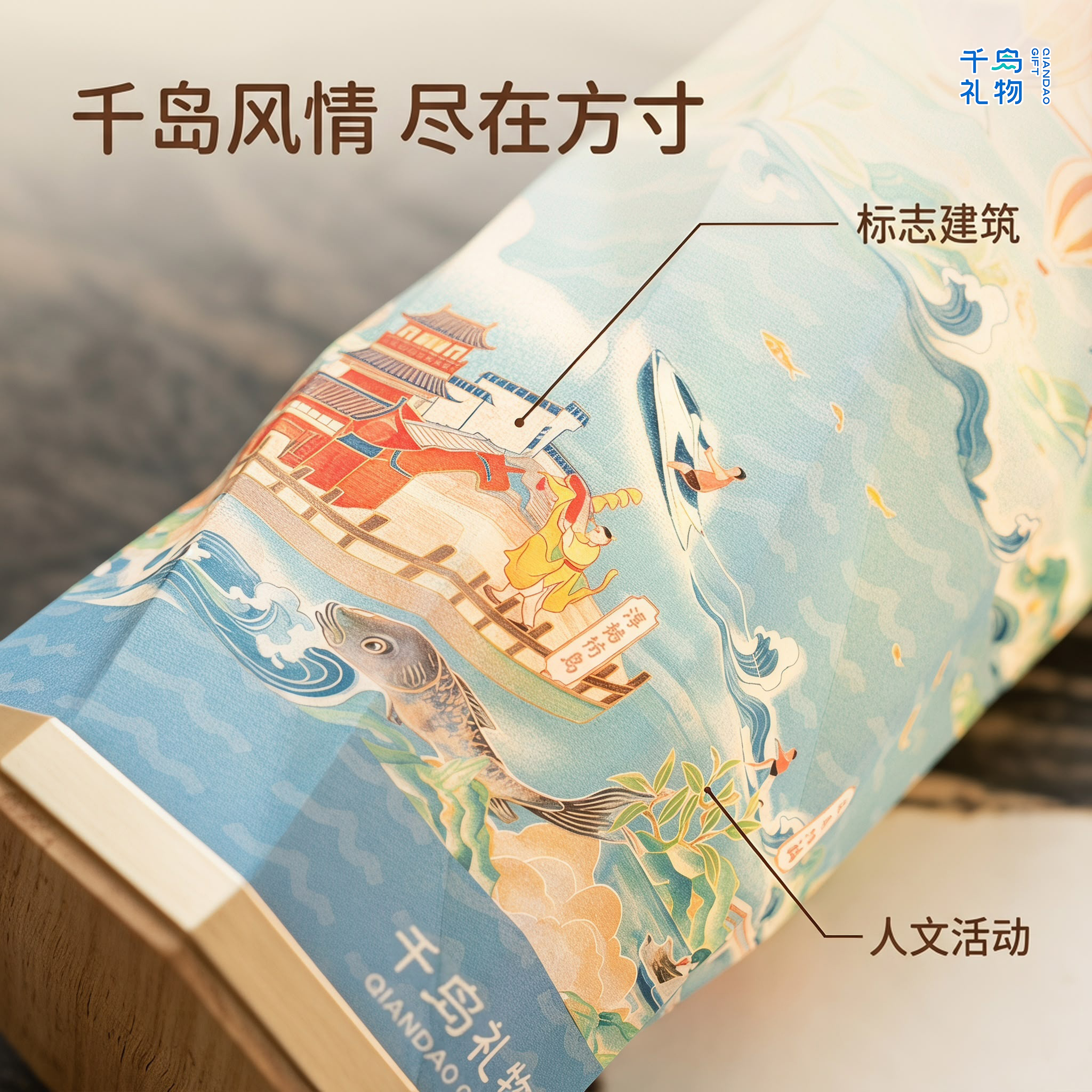 【千岛礼物】城市旋转氛围灯图片3